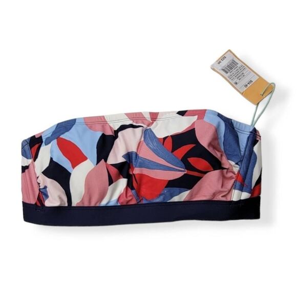 Kona Sol Multi Colored Bandeau Halter Bikini Top  XL 16-18 - Picture 1 of 5